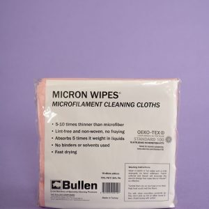 pack of 10 micron wipes close up
