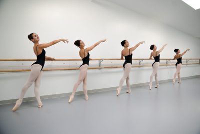 dancers on dance studio flooring.