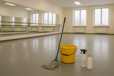 cleaning your studio in spring banner