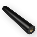 super bravo pro reversible dance floor solid black roll angle view